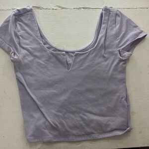 Purple Aeropostale crop top, size small